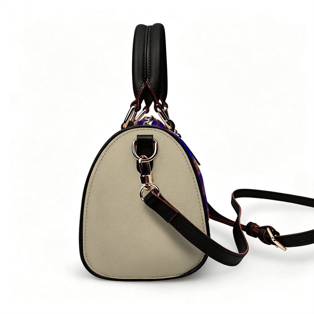 PU Leather Barrel Bag Waterproof Crossbody Handbag Blazen Revo design