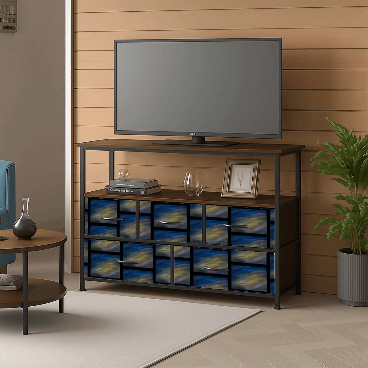 Cómoda para TV de 5 cajones Revo Sky